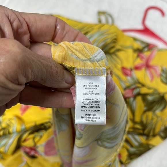 NAIF Anthropology Yellow Pink Maxi Sundress Resort Wear - Picture 7 of 10